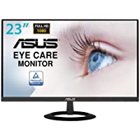 Asus VZ239HE - Monitor Ultrafino de 23&quot- FullHD (1920x1080- IPS- LCD- 75 Hz- 5 ms- 250 cd-m²- 16:9- HDMI- Antiparpadeo y…